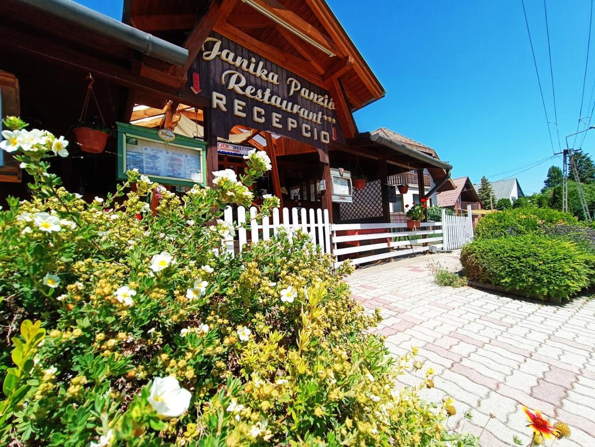 Janika Pension Vonyarcvashegy Esterno foto